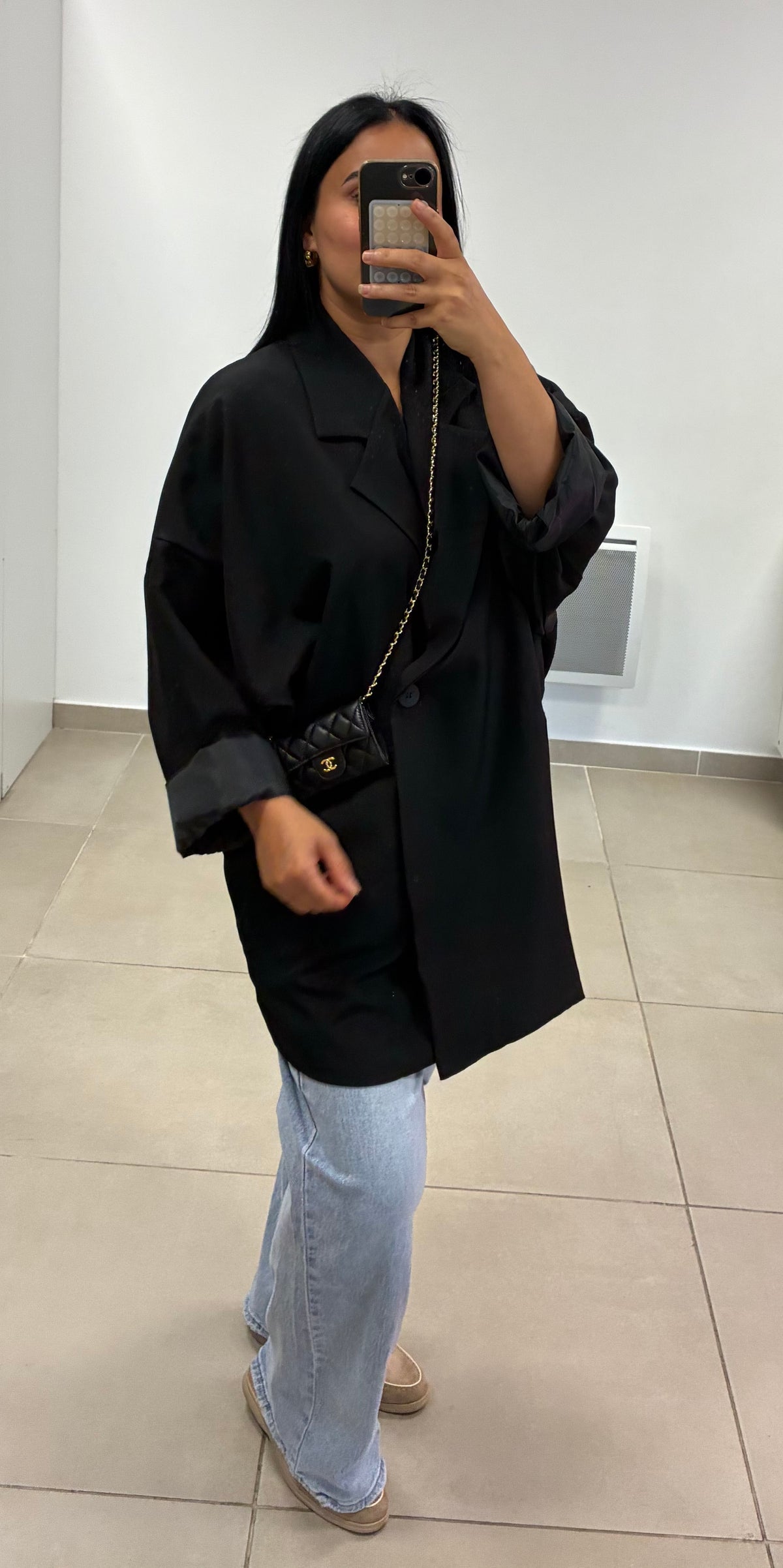 Blazer oversize noir