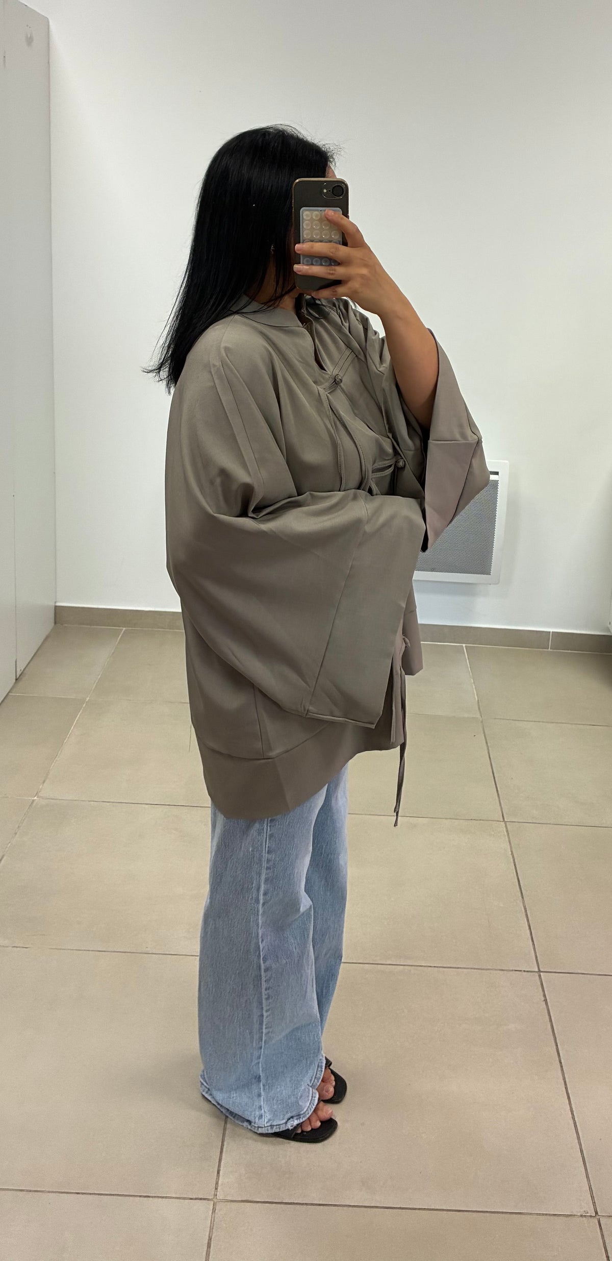 Haut Mulan taupe