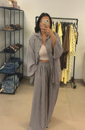Ensemble Amandine marron