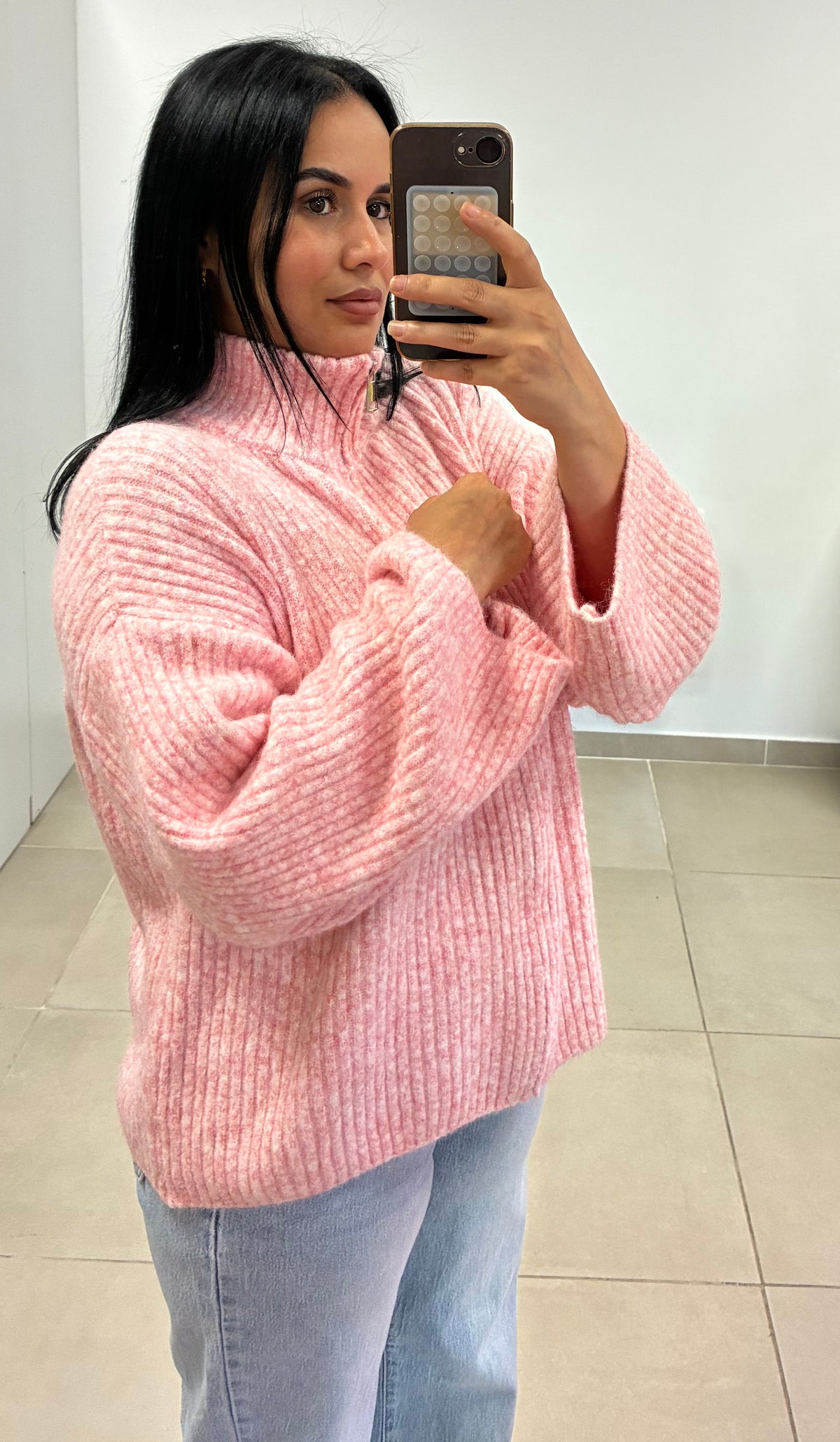 Gilet Anaïs rose