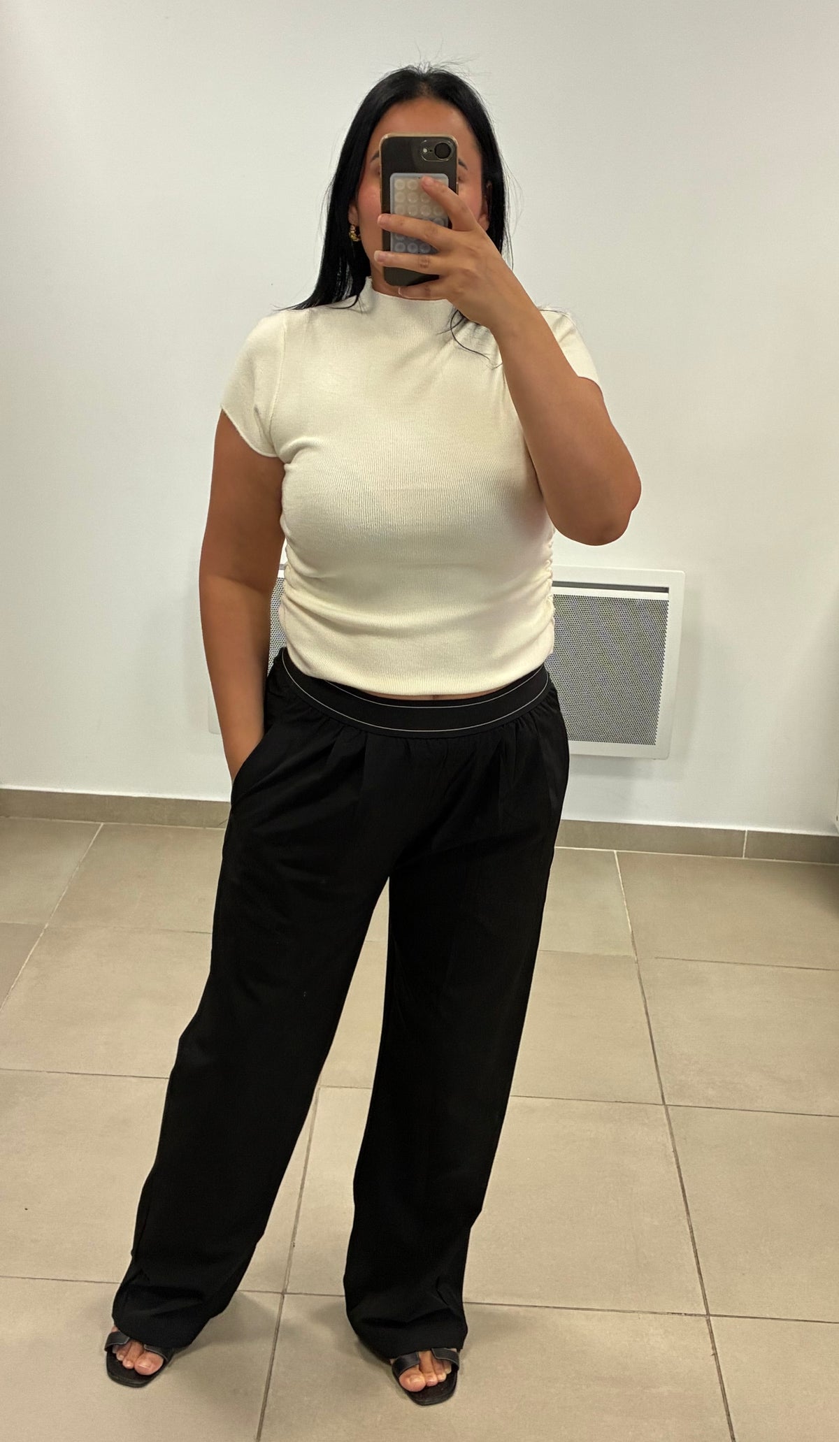 Pantalon noir inspi A