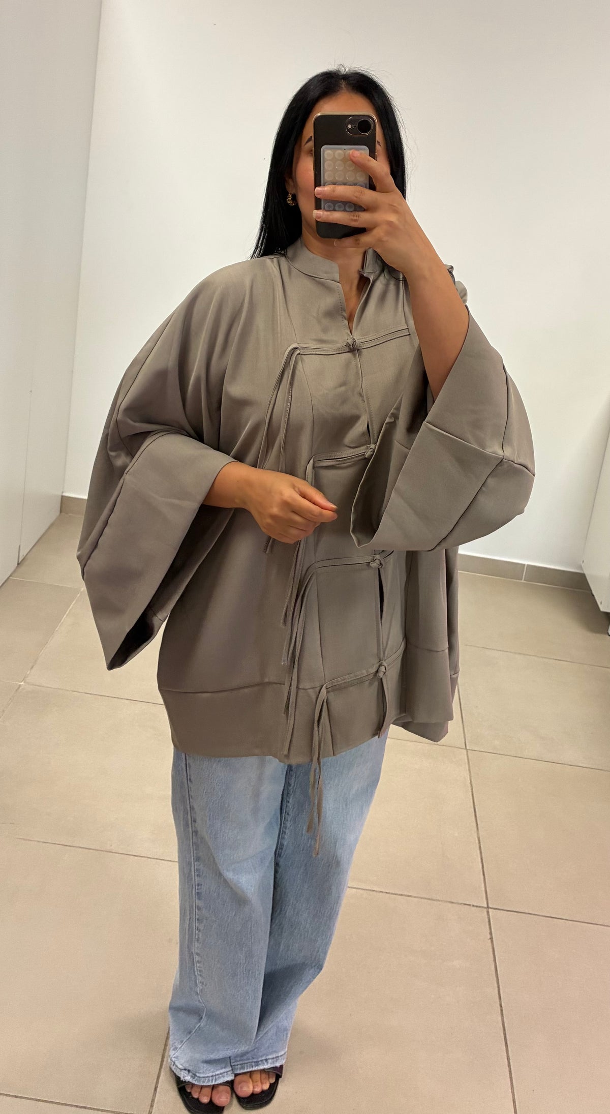Haut Mulan taupe
