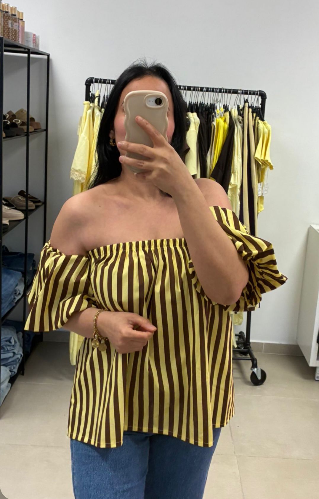 Blouse à rayures