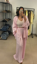 Ensemble Amandine rose