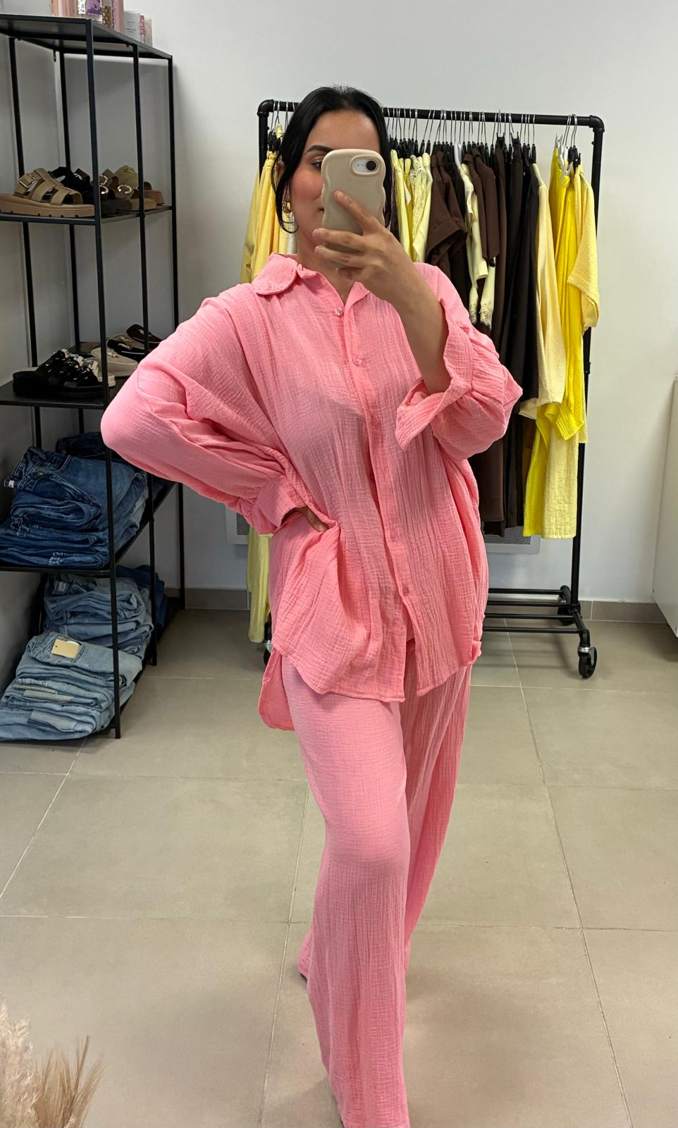 Ensemble gaz de coton