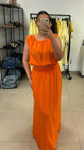 Ensemble jupe orange
