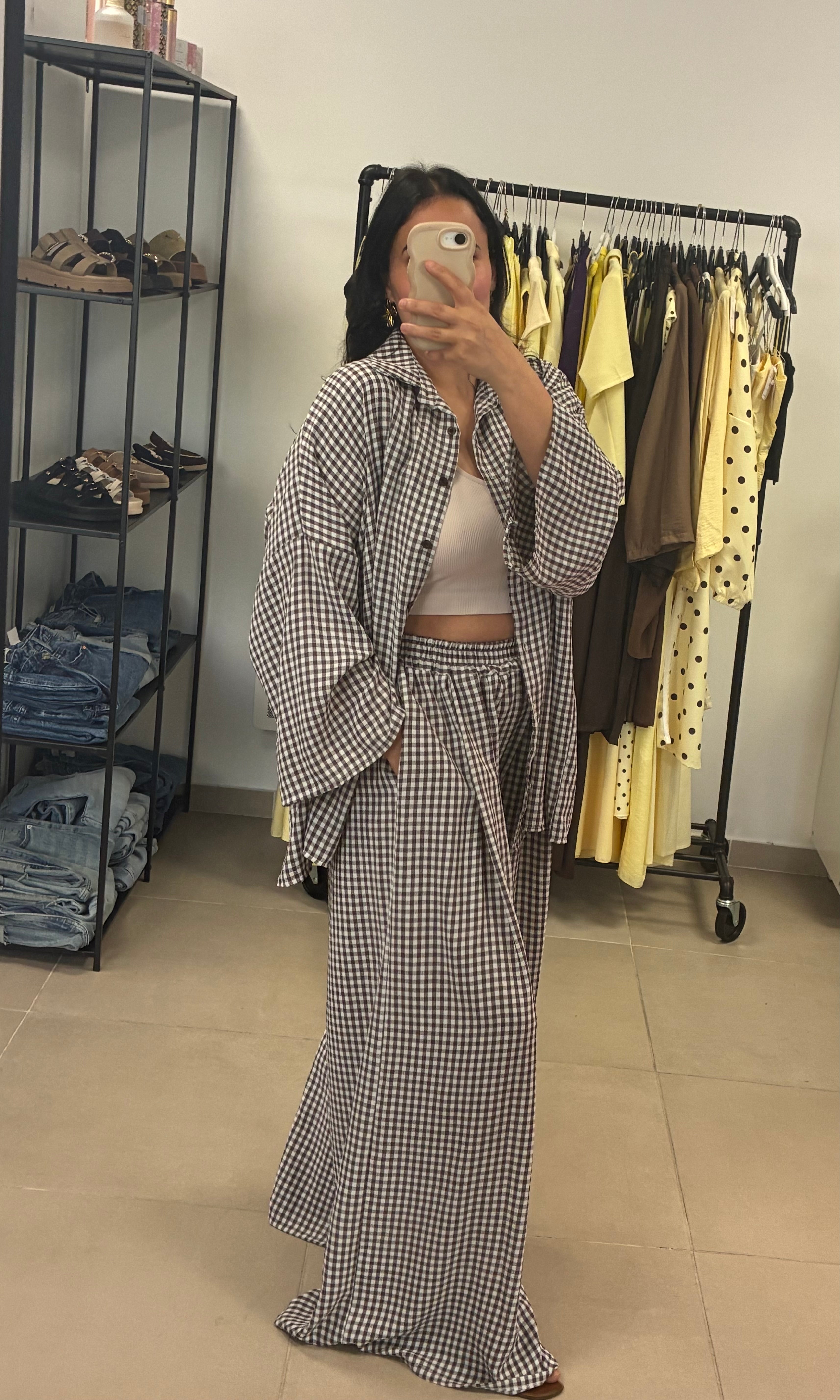 Ensemble Amandine marron