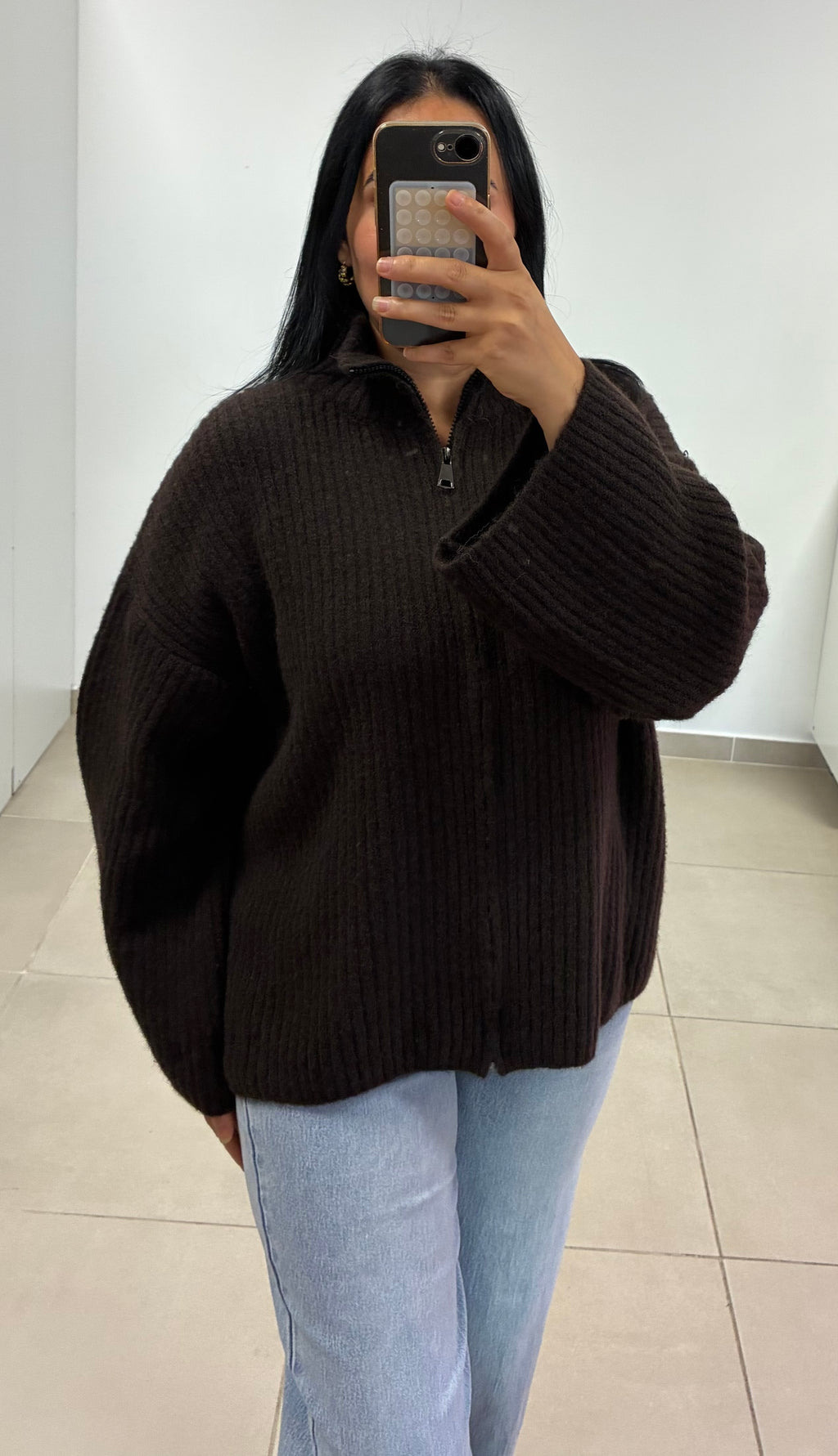 Gilet Anaïs chocolat