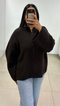 Gilet Anaïs chocolat