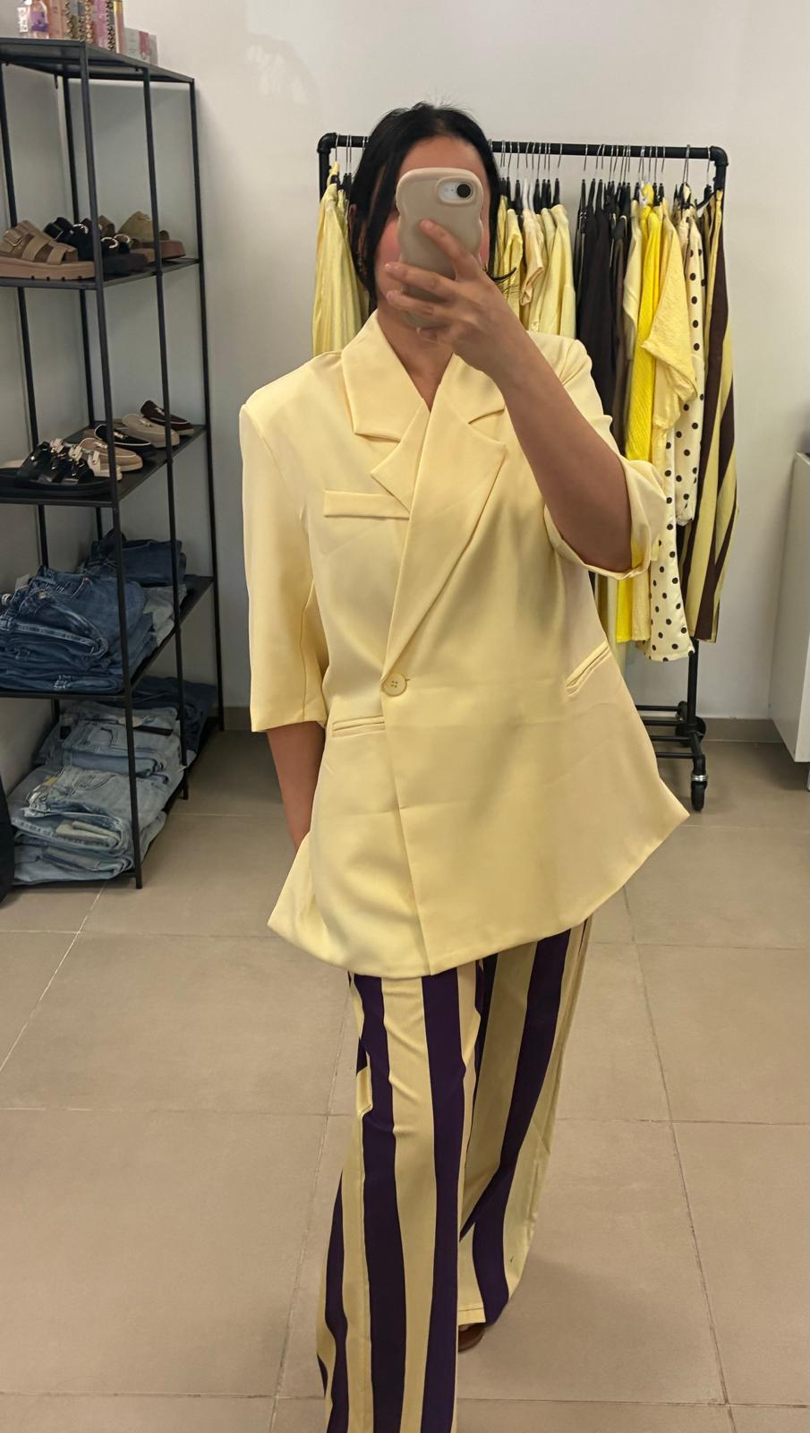 Pantalon à rayures
